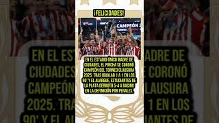 ¡FELICIDADES PINCHA!🏆👌#racing#estudiantes#shorts#viral#reels#edit#youtubeshorts#video#parati#futbol