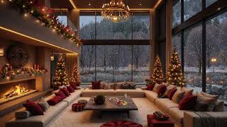 Relaxing Christmas Music with Fireplace Ambience 🎄 Christmas Jazz Music 2026 🎅 Top Holiday Songs