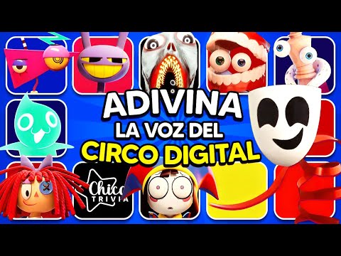 🔊 ¡ADIVINA LA VOZ...! The Amazing Digital Circus - Episodio 3 🎪🐰🎩 Chica Trivia/Quiz Circo Digital