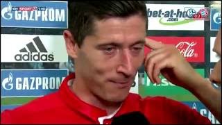 Schalke 04 vs Bayern München 0:2 Erste Runde Bundesliga 2016⁄17 Robert Lewandowski