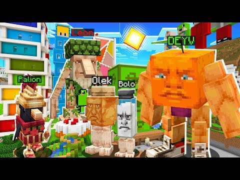 CHOWANY JAKO GIGANTYCZNE BRAINROTY z CAŁYM PALIONOWEM w Minecraft!