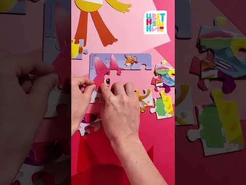 Пазл-сюрприз! Лисёнок и Цыплёнок ждут 🦊🐥| Цветняшки мультики для детей