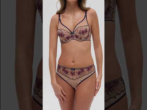 Biustonosz Frida A338 szafirowy push-up