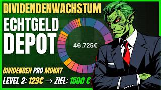 So viel Dividende zahlt mein 46.725€ Echtgeld-Depot | Buy and Hold Forever