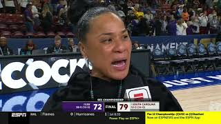 LGND Dawn Staley Apologizes For Fight Break In SEC Championship | #1 South Carolina vs #8 LSU Tigers