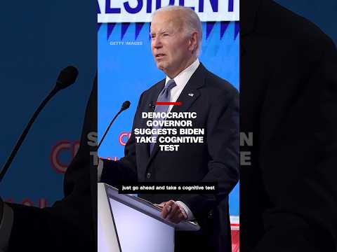 Democratic governor suggests Biden take cognitive test