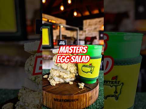 Making The Masters Famous Egg Salad Sandwich At Home!