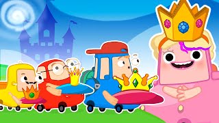 A Vrumy ficou rainha? Vamos para a excursão escolar com a Família Wheelzy! Desenho animado infantil