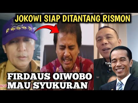 Firdaus Oiwobo Ejek Roy Suryo Dkk, Jokowi Siap Terima Tantangan Rismon