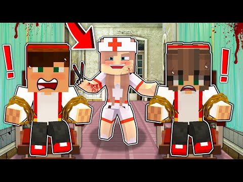 ZOSTALIŚMY PORWANI PRZEZ STRASZNĄ PIELĘGNIARKĘ W MINECRAFT?! GPLAY & LUMI