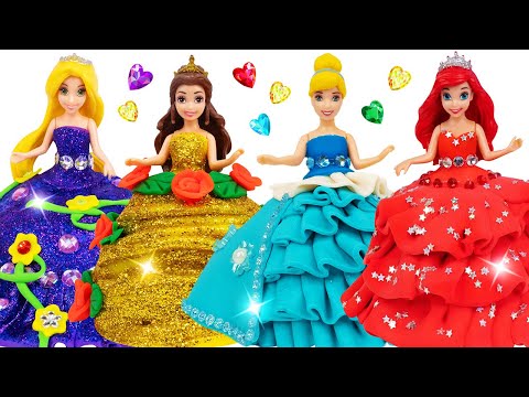 Sparkle Miniature Outfits for Princess Dolls