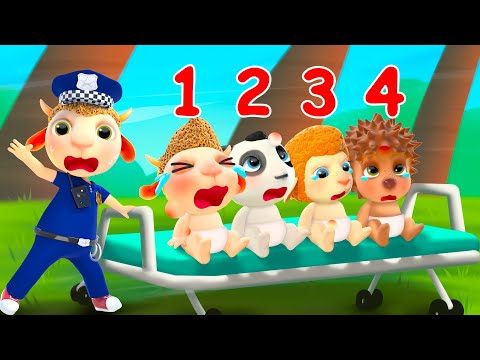 Police Officer Helps Kids | Funny Cartoon for Kids + Kids Songs | Dolly and Friends 3D Adventures