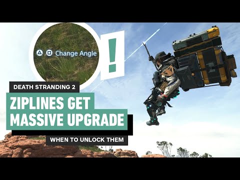 Ziplines Are Massively Upgraded in Death Stranding 2 | How to Unlock
