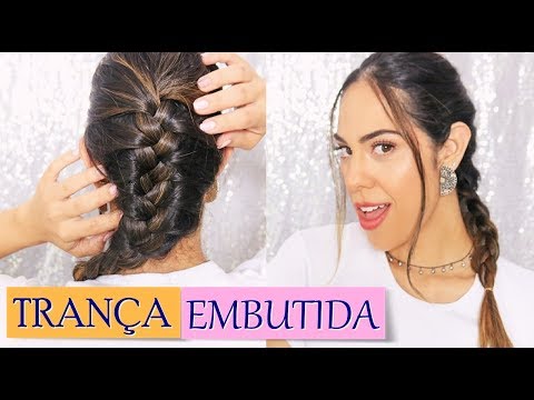 TUTORIAL "TRANÇA EMBUTIDA" FÁCIL