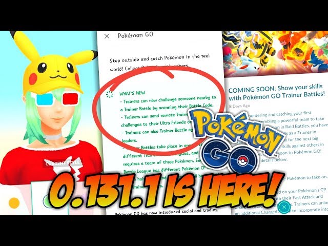 Pokemon GO | Update 0.131.1 is LIVE! | New Features + PvP Prep