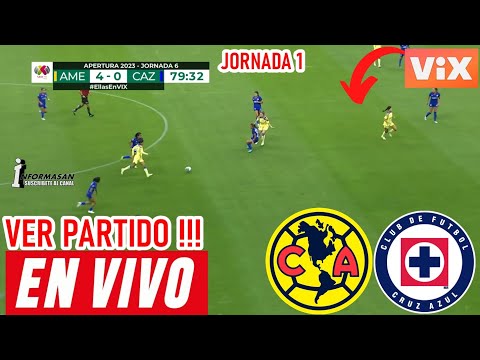 América vs. Cruz Azul En Vivo, PARTIDO HOY AMERICA CRUZ AZULFEMENIL, DONDE VER, DIA JUEGA america