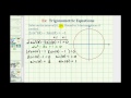 Trigonometric Equations and Solutions