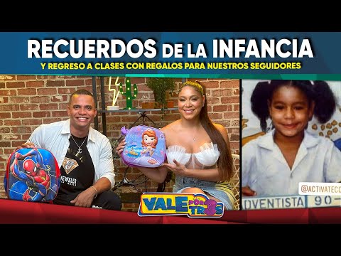 Recuerdos de infancia en la escuela y regalos para nuestros seguidores | VALE POR TRES