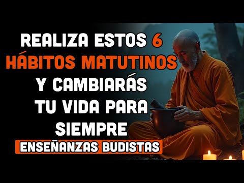 REALIZA ESTOS 6 HÁBITOS MATUTINOS Y CAMBIARÁS TU VIDA PARA SIEMPRE | ENSEÑANZAS BUDISTAS