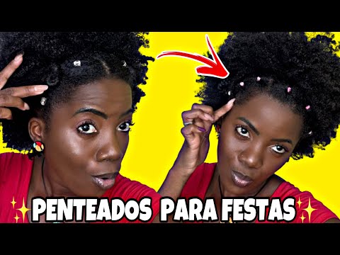 PENTEADOS NO CABELO CRESPO PARA FIM DE ANO