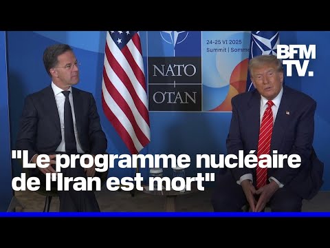 Iran-Israël: le point presse de Donald Trump en intégralité lors du sommet de l'Otan