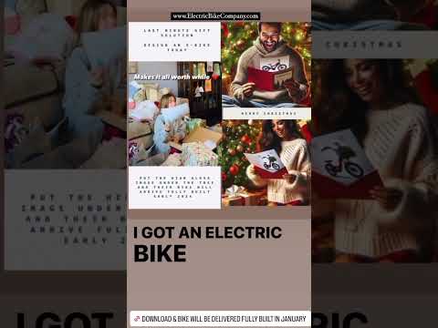 Last minuted gift idea - design a cool bike on Electric Bike Company.com