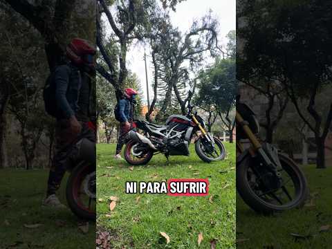 Ni para sufrir sirvo #apachertr310 #motos #moteros #biker #humor #parati #fyp