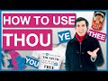 Understanding 'Thou' in English Usage