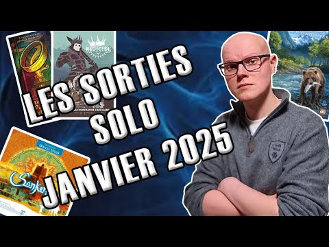 Les sorties jeux de société Solo du mois de Janvier 2025