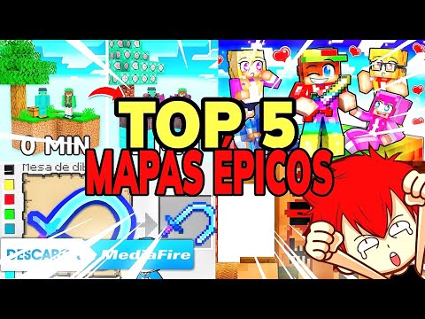 [1.21] TOP MEJORES 5 MAPAS de la 1.21.23 para Minecraft PE/BEDROCK