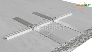 Solar Aluminum Unidirectional Ballasted Roof Mount
