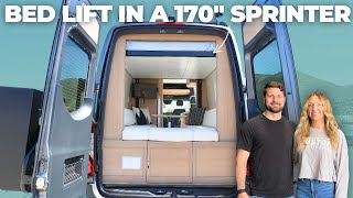 The Ultimate Van Layout with a Lift Bed | VAN TOUR