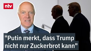 "Putin merkt, dass Trump nicht nur Zuckerbrot kann" - Nur symbolische Geste vom Kreml?
