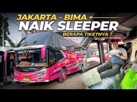 NAIK SLEEPER BUS TERJAUH KEDUA SE-INDONESIA ‼️ Tiara Mas Jakarta Bima #1 