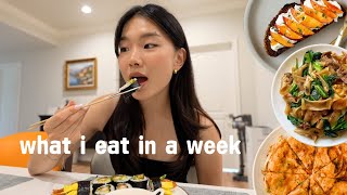 what i eat in a week (simple home cooked meals)