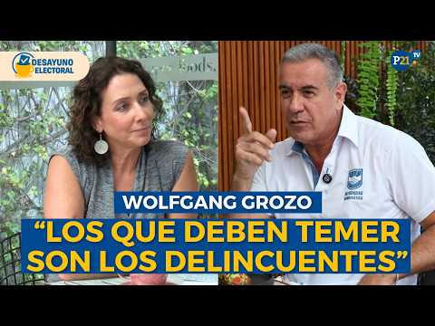 Wolfgang Grozo promete guerra implacable contra el crimen desde el 28 de julio | Desayuno Electoral