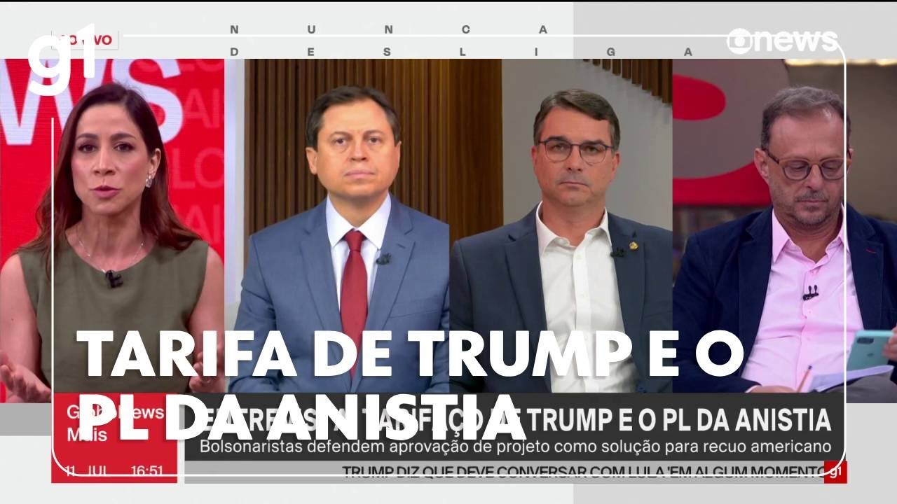 Bolsonaristas defendem aprovação da PL da Anistia como solução para recuo de Trump g1