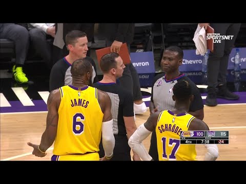 Darvin Ham T'd up as Lakers' foul on Domantas Sabonis upgraded to flagrant 1 | NBA on ESPN video clip