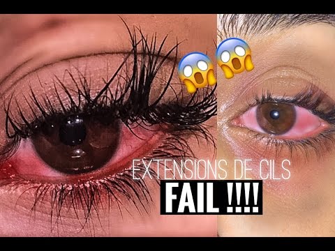 J'AI PERDU TOUS MES CILS ! Extensions de cils FAIL