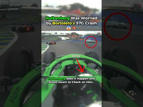 Bortoleto’s 57G Crash Left Hulkenberg Shaken 😨