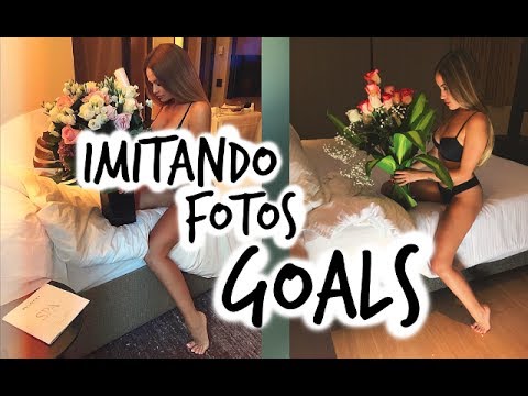 IMITANDO FOTOS GOALS - metro y un medio
