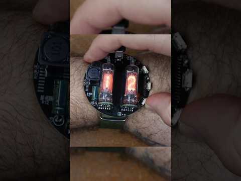 Amazing NIXIE Tubes watch design