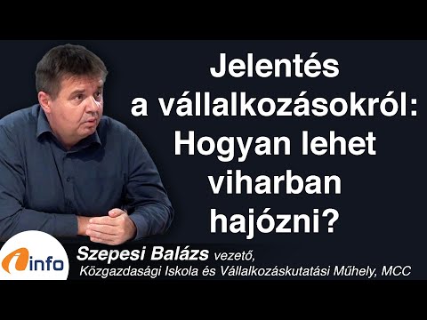 Jelentés a vállalkozásokról: Hogyan lehet viharban hajózni? Szepesi Balázs, Inforádió, Aréna
