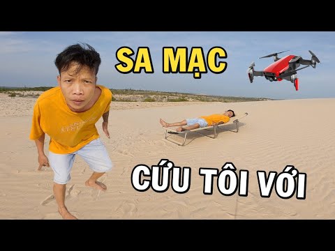 Anh Nhí Betta Nằm Ngủ Trên SA MẠC Đối Đầu Máy Bay Không Người Lái