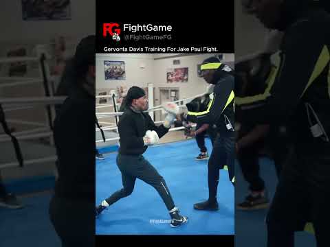Tank Davis Getting Ready For Jake Paul! #boxing #gervontadavis #jakepaul