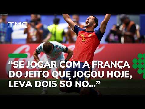 VAI TER BOLA CONTRA A FRANÇA? Espanha vence a Bélgica e avança à semifinal da Copa
