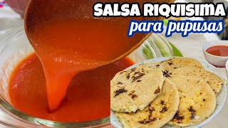 COMO HACER SALSA PARA PUPUSAS ESPESA Y QUE NO SE PONE RALA HORAS DESPUES
