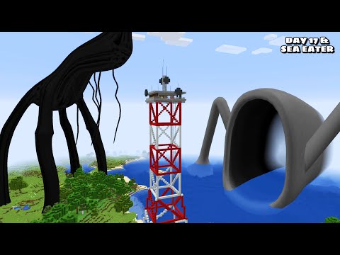 SURVIVING FROM DAY 17 AND SEA EATER COMBO in Minecraft - Gameplay - Coffin Meme
