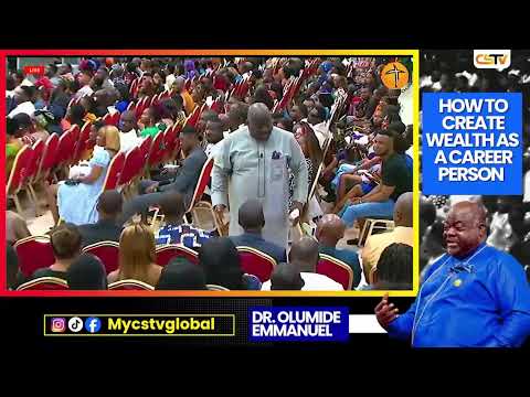 HOW TO CREATE WEALTH AS A CAREER PERSON || DR OLUMIDE EMMANUEL