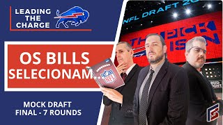OS BILLS SELECIONAM... MOCK DRAFT FINAL 7 RODADAS | Live do Terno e Gravata 2026
